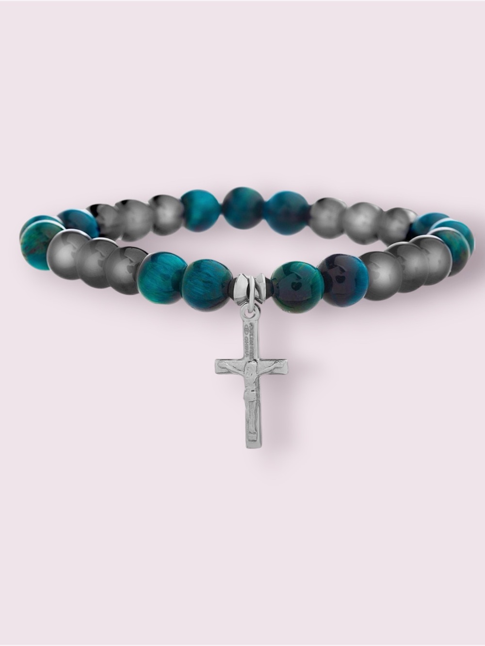 Maison Kitsuné Bead Cross Bracelet